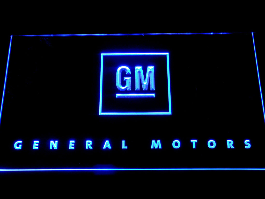 General motor LED Neon Sign USB - Blue - TheLedHeroes