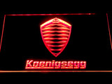 FREE Koenigsegg LED Sign - Red - TheLedHeroes