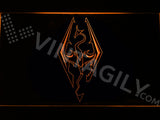 FREE Skyrim Logo LED Sign - Orange - TheLedHeroes