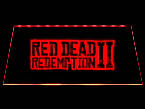 Red Dead Redemption 2 LED Sign - Red - TheLedHeroes