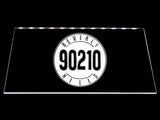 Beverly Hills 90210 LED Neon Sign Electrical - White - TheLedHeroes