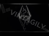 FREE Skyrim Logo LED Sign - White - TheLedHeroes