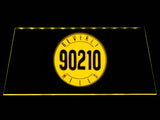 Beverly Hills 90210 LED Neon Sign Electrical - Yellow - TheLedHeroes