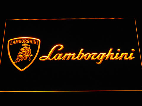 FREE Lamborghini LED Sign - Yellow - TheLedHeroes