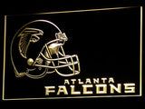 FREE Atlanta Falcons (2) LED Sign - Yellow - TheLedHeroes