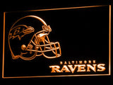 Baltimore Ravens (4) LED Neon Sign USB - Orange - TheLedHeroes