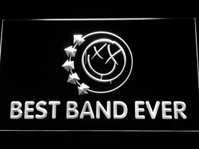 FREE Blink 182 Best Band Ever LED Sign - White - TheLedHeroes