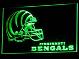 Cincinnati Bengals (3) LED Neon Sign Electrical - Green - TheLedHeroes