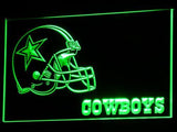 Dallas Cowboys (4) LED Neon Sign USB - Green - TheLedHeroes