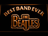 The Beatles Best Band Ever LED Neon Sign Electrical - Orange - TheLedHeroes