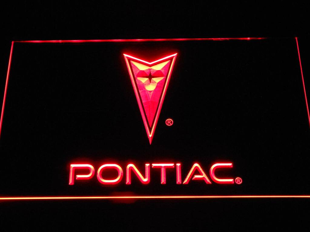Pontiac LED Neon Sign USB - Red - TheLedHeroes