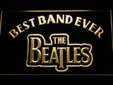 FREE The Beatles Best Band Ever LED Sign - Yellow - TheLedHeroes