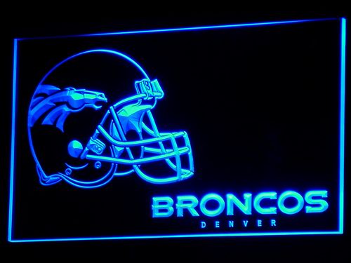 Denver Broncos (3) LED Sign - Blue - TheLedHeroes