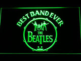 The Beatles Best Band Ever (2) LED Neon Sign USB - Green - TheLedHeroes