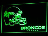 Denver Broncos (3) LED Neon Sign Electrical - Green - TheLedHeroes