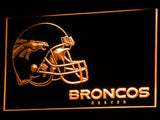 Denver Broncos (3) LED Neon Sign Electrical - Orange - TheLedHeroes