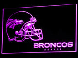 Denver Broncos (3) LED Neon Sign Electrical - Purple - TheLedHeroes
