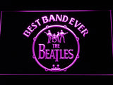 FREE The Beatles Best Band Ever (2) LED Sign - Purple - TheLedHeroes