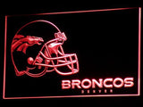 Denver Broncos (3) LED Neon Sign Electrical - Red - TheLedHeroes