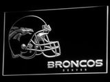 Denver Broncos (3) LED Sign - White - TheLedHeroes