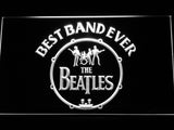 FREE The Beatles Best Band Ever (2) LED Sign - White - TheLedHeroes