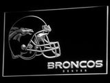 Denver Broncos (3) LED Neon Sign Electrical - White - TheLedHeroes