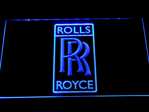 FREE Rolls Royce LED Sign - Blue - TheLedHeroes