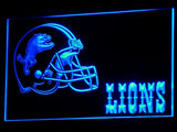 FREE Detroit Lions (2) LED Sign - Blue - TheLedHeroes