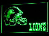 FREE Detroit Lions (2) LED Sign - Green - TheLedHeroes