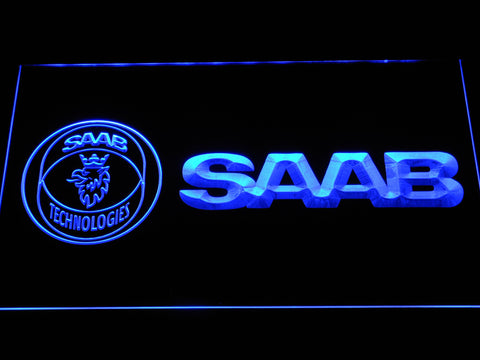 FREE Saab (3) LED Sign - Blue - TheLedHeroes