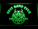 FREE Disturbed Best Band Ever LED Sign - Green - TheLedHeroes