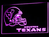 Houston Texans (2) LED Neon Sign USB - Purple - TheLedHeroes