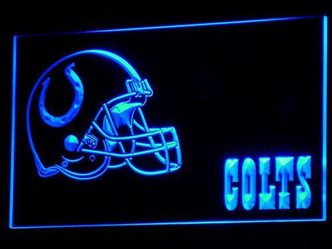 Indianapolis Colts (4) LED Neon Sign Electrical - Blue - TheLedHeroes