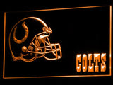Indianapolis Colts (4) LED Neon Sign USB - Orange - TheLedHeroes
