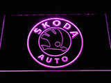Skoda LED Neon Sign USB - Purple - TheLedHeroes