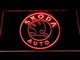 Skoda LED Neon Sign USB - Red - TheLedHeroes