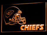 Kansas City Chiefs (1) LED Neon Sign USB - Orange - TheLedHeroes