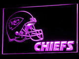 Kansas City Chiefs (1) LED Neon Sign USB - Purple - TheLedHeroes