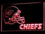 Kansas City Chiefs (1) LED Neon Sign USB - Red - TheLedHeroes