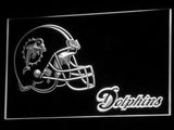 Miami Dolphins (3) LED Neon Sign Electrical - White - TheLedHeroes