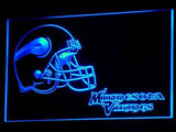 Minnesota Vikings (2) LED Neon Sign USB - Blue - TheLedHeroes