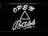 Bass Open LED Neon Sign USB - White - TheLedHeroes