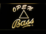 Bass Open LED Neon Sign USB - Yellow - TheLedHeroes