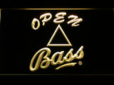 FREE Bass Open LED Sign - Yellow - TheLedHeroes