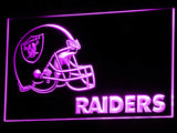 FREE Oakland Raiders (2) LED Sign - Purple - TheLedHeroes