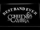 FREE Coheed and Cambria Best Band Ever LED Sign - White - TheLedHeroes