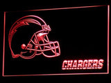 San Diego Chargers (3) LED Neon Sign USB - Red - TheLedHeroes