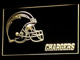 San Diego Chargers (3) LED Neon Sign USB - Yellow - TheLedHeroes