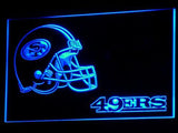 San Francisco 49ers (2) LED Neon Sign USB - Blue - TheLedHeroes