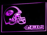 San Francisco 49ers (2) LED Neon Sign USB - Purple - TheLedHeroes